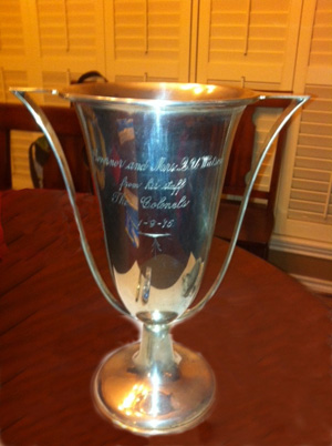 Loving cup presented to Q.U. Watson in honor of his service as Governor for the Day on January 9, 1915.