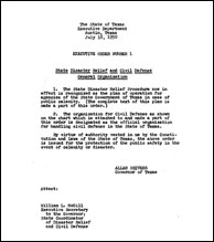 Executive Order from 1950